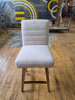 Upholstered Swivel Counter Stool