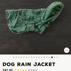 Wilderdog Dog Rain Jacket (Medium, Green)