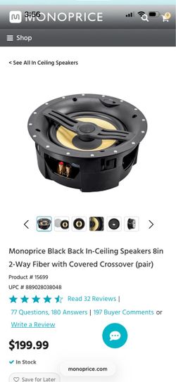 Monoprice speakers