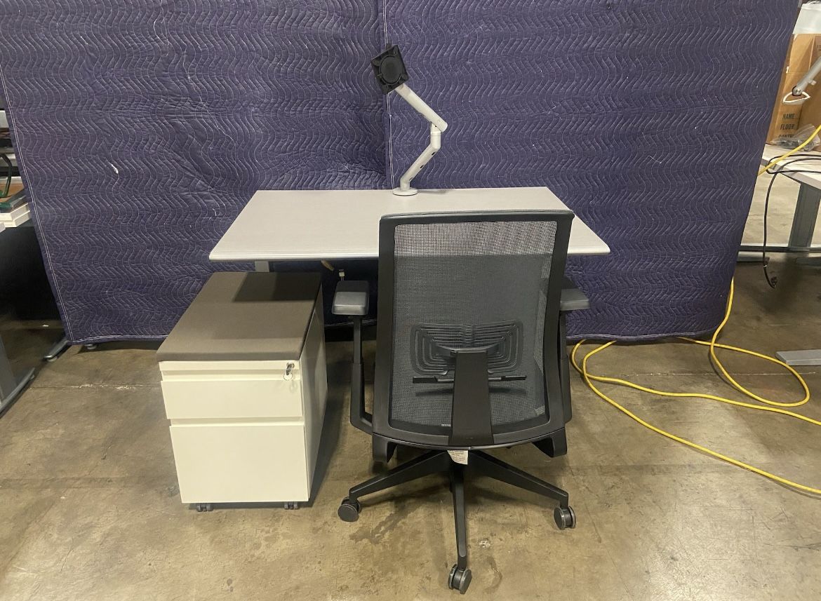 Herman Miller Single Flo Arms! We Have Several Available! We Also Have Monitors, Docking Stations, Chairs, Standing Desks, And More!!