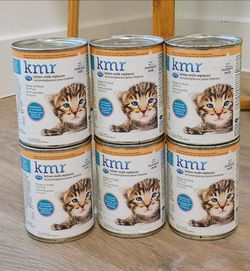 6 cans of kmr liquid kitten formula 11oz each expiration 12/2026 newborn to 6 weeks