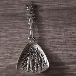 Rare Antique Silver Dutch Spoon 