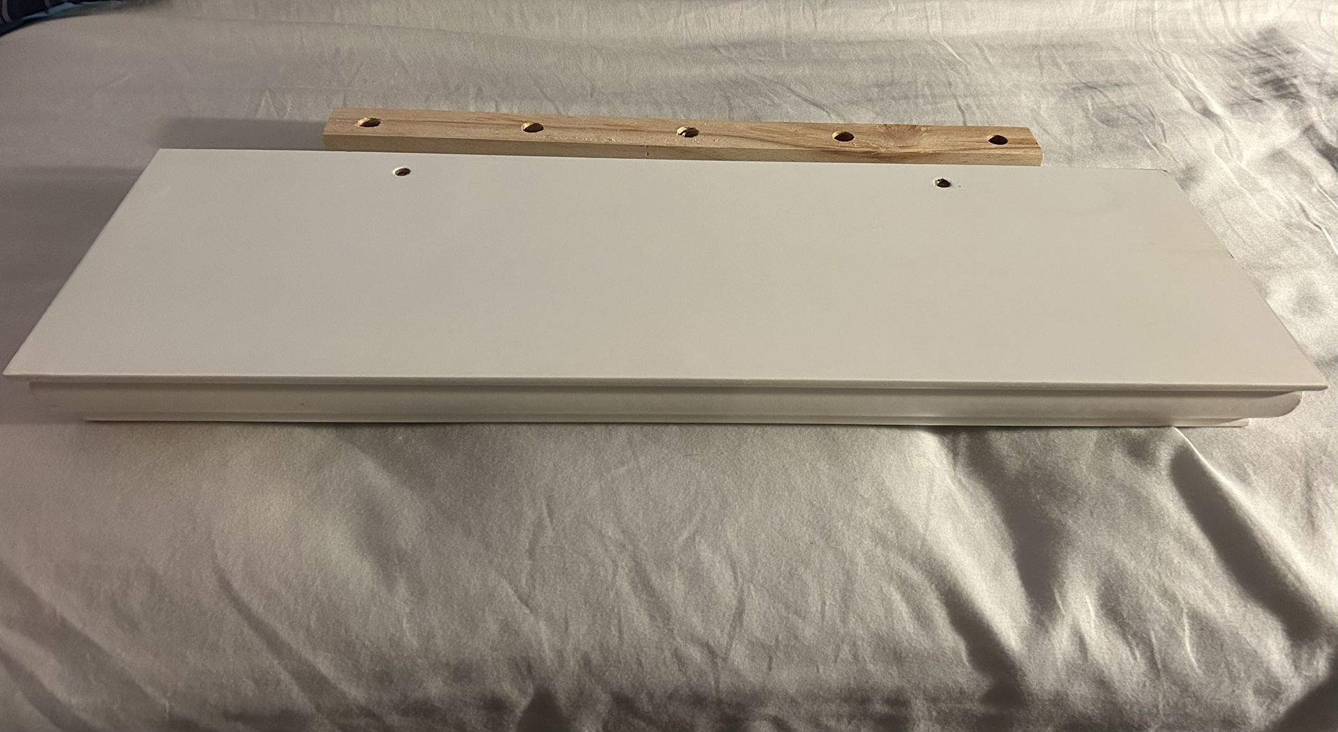 White Floating Shelf