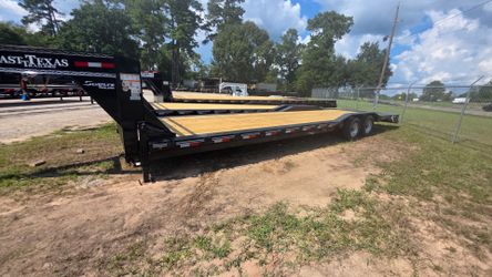 32ft Lowboy with Mega Ramps