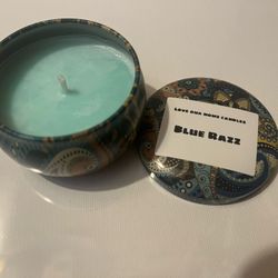 Love Our Home Candles- Blue Razz