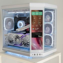 High End Gaming PC - Ryzen9 7900, RX7900XT, 32GB DDR5 Ram, Hyte Y70 4K Touch Screen Case