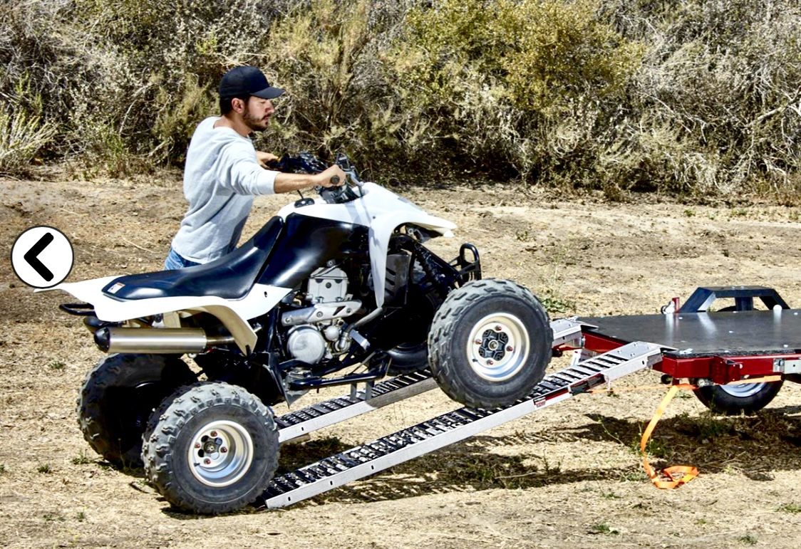HAUL-MASTER 1000 lb. Capacity 9 in. x 72 in. Steel Loading Ramps, Set of Two