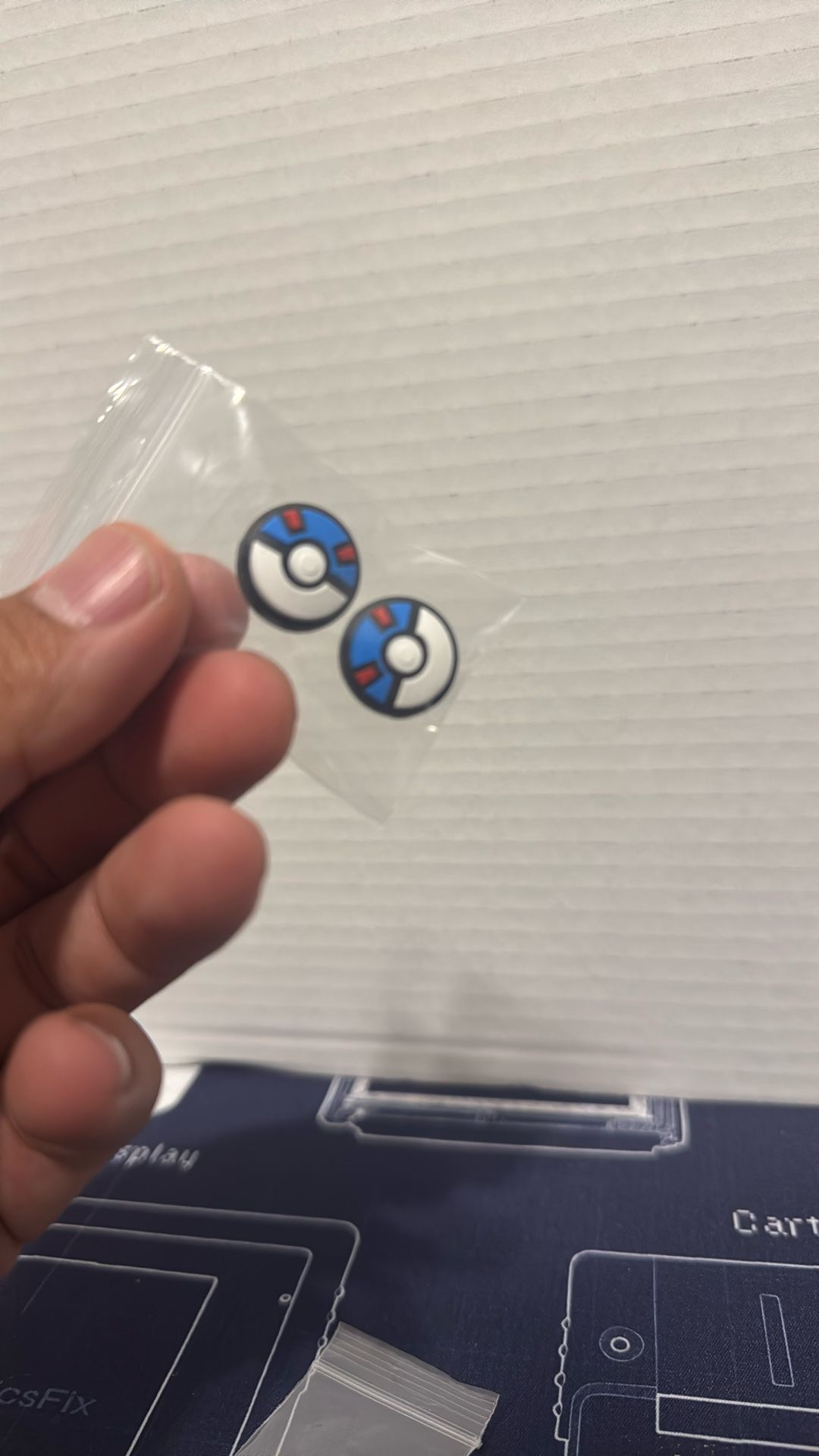 Pokémon Switch / PS5 Thumb Grip Covers (Great Ball)