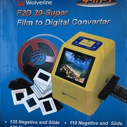 Wolverine 20MP 4-In-1 Film to Digital Converter