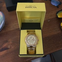 Invicta Gold Watch