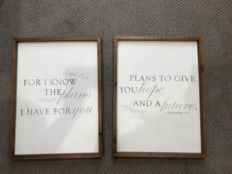 Jeremiah 29:11 Framed Wall Art 