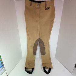 BasEQ Kids Tan Riding Breeches Size 10