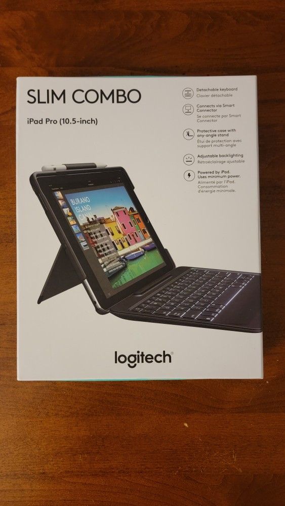 Logitech SLIM COMBO Keyboard Case for Apple 10.5" iPad Pro & 10.5" iPad Air 3rd Gen (Black)