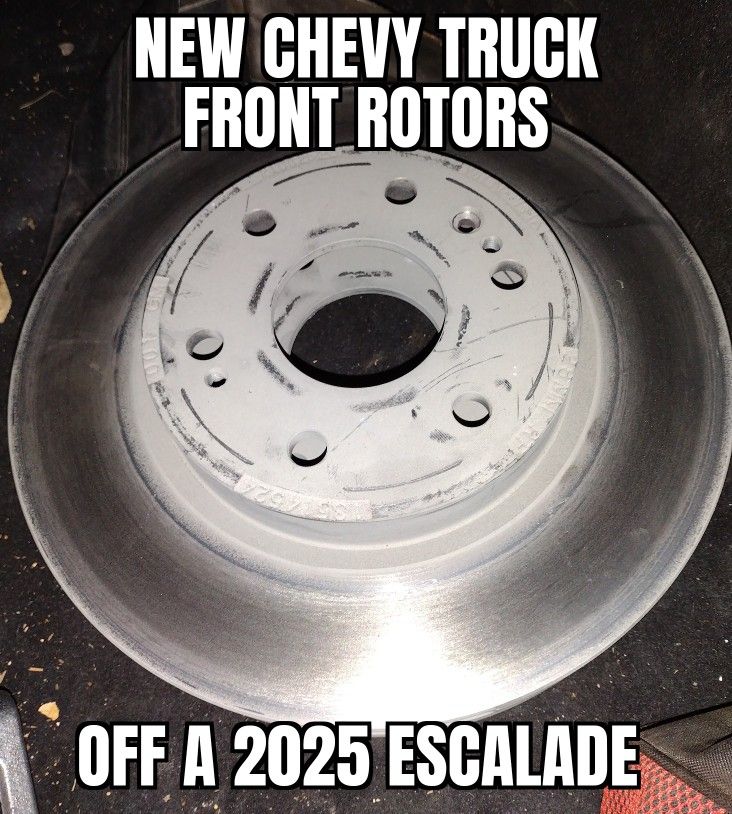 Silverado Escalade Take-off Front Rotors