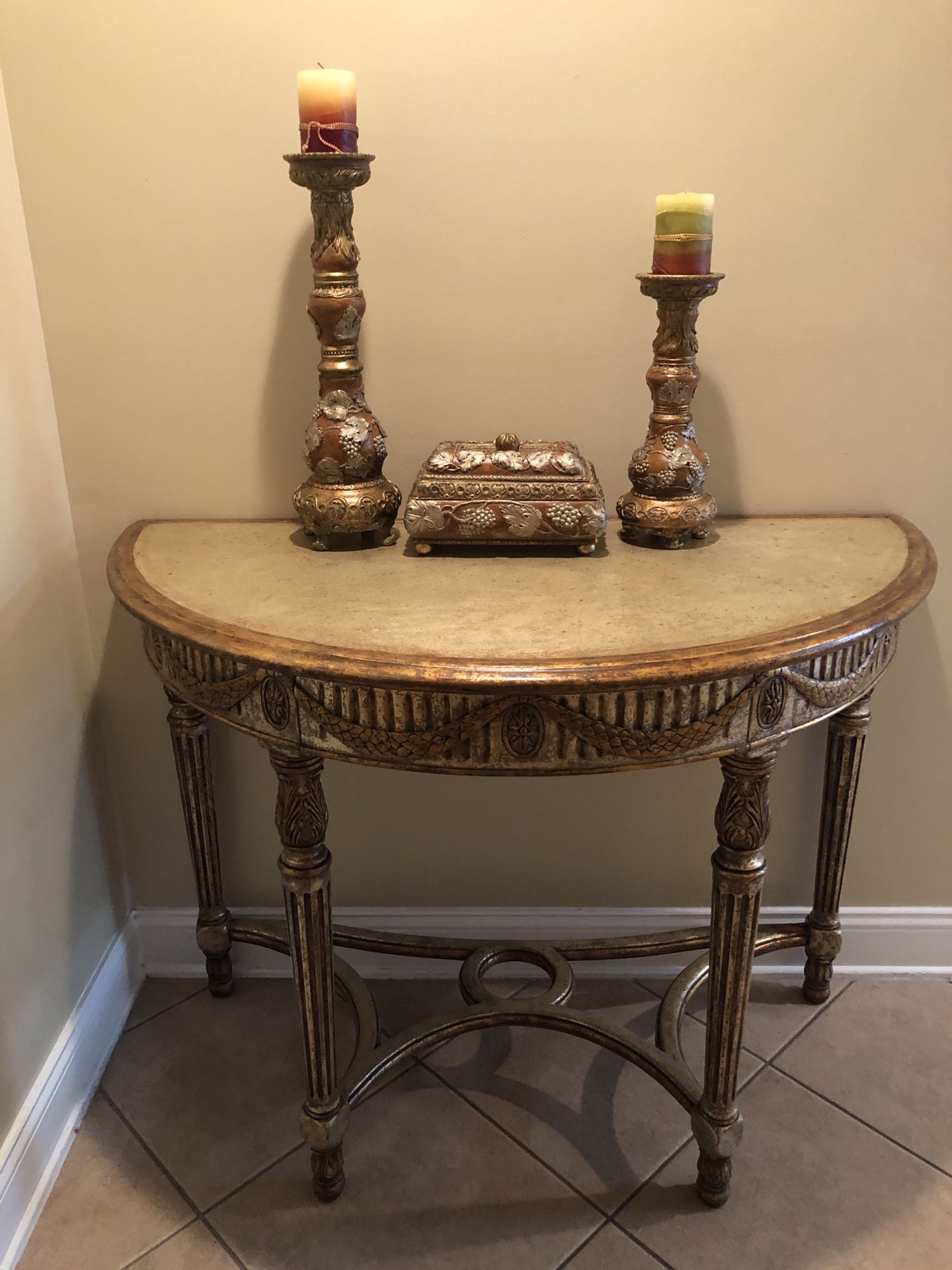 Oak Console Table