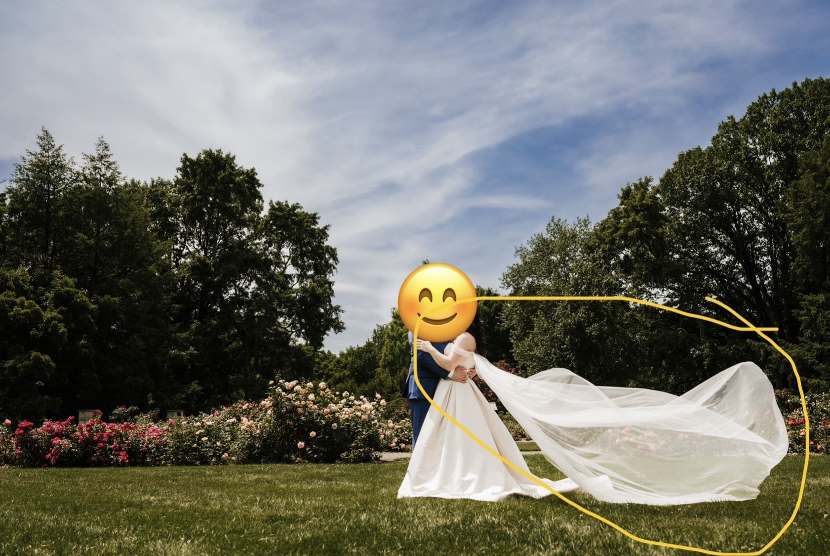 Ivory Wedding Cape/Veil