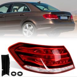 KAKSEY Outer Tail Light Compatible with Mercedes Benz 2014-2016 E-Class W212 E350 E400 E550 E63, AMG Rear Tail lamp Bake Lamp Replace  (Left