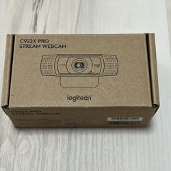 Logitech C922x Pro Stream Webcam Full 1080p HD Camera Black Device 60fps