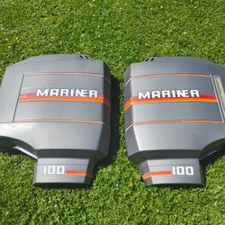 Mercury Mariner V-100 Starboard and Port Cowlings