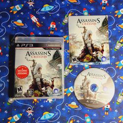 Assassins Creed III 3 Sony PlayStation 3 PS3 Complete CIB