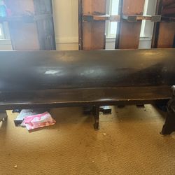 126 year old pews  8ft long