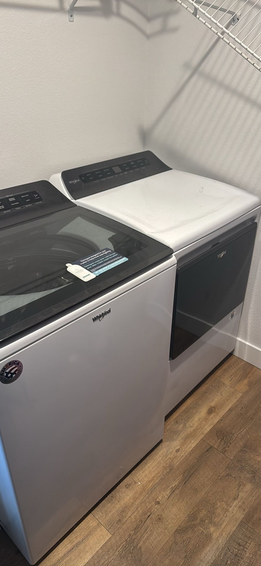 Whirlpool Brand New Washer And Dryer