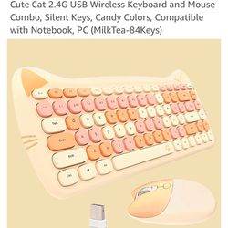 Cat Wireless Keyboard And Mouse