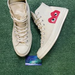 CDG X converse chuck 70 high size 9men/10.5women