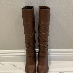 Brown Knee High Boots 