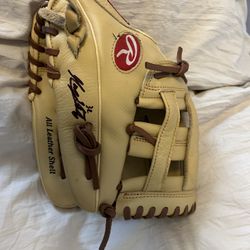 Signed Collage Baseball Mitt From Pitcher On Fresno Grizzlies 