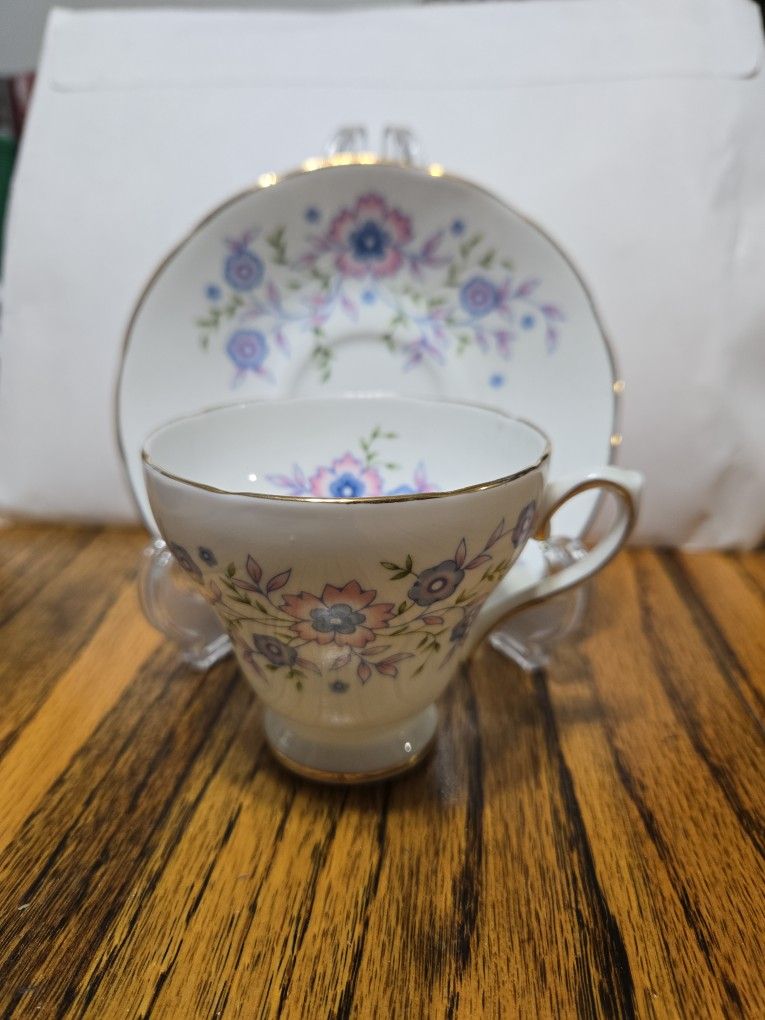 Avon Blue Blossom Fine Bone China
