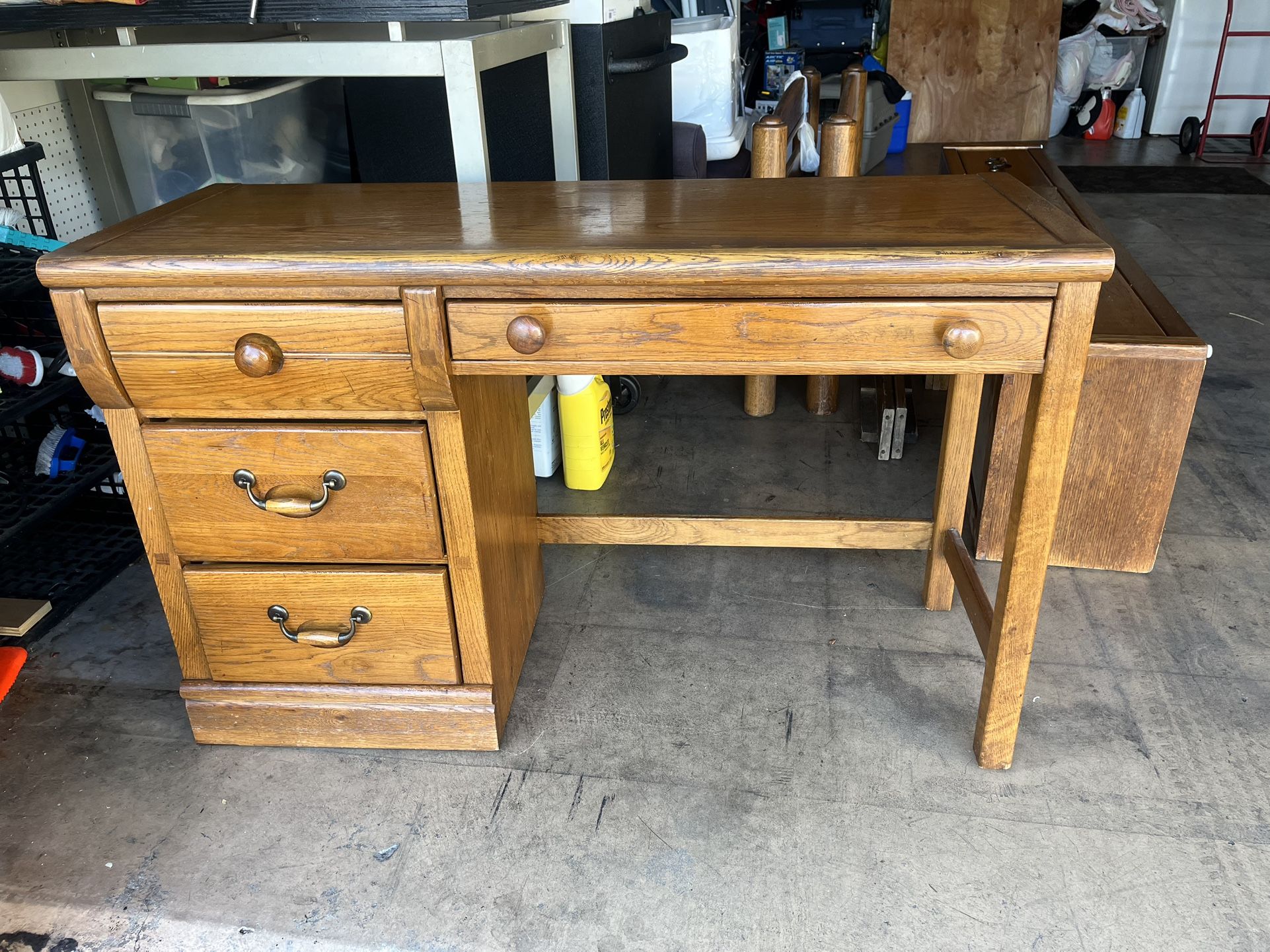 Student Desk, Matching Bookshelf Hutch