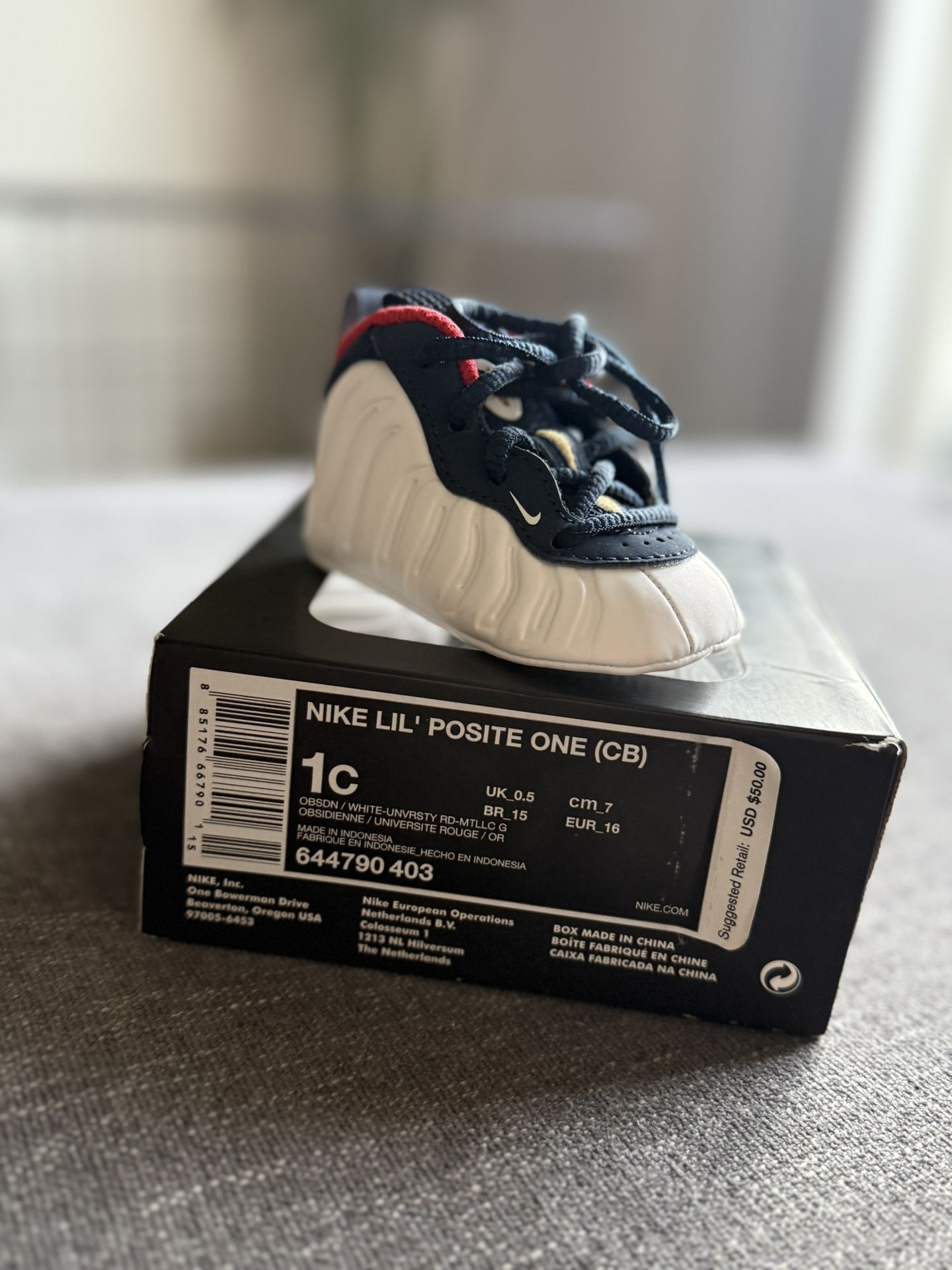 Nike Lil’ Posite One (CB) – Size 1C