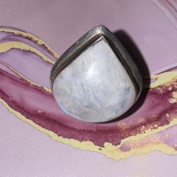 Moonstone Stainless Steel Ring