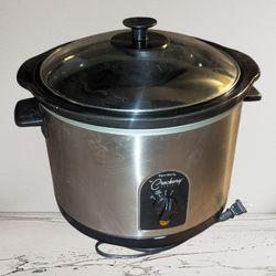 West Bend Stainless Steel 6 Qt Crock Pot 