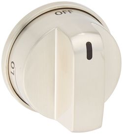 LG Gas Range Burner Control Knob, Stainless Steel