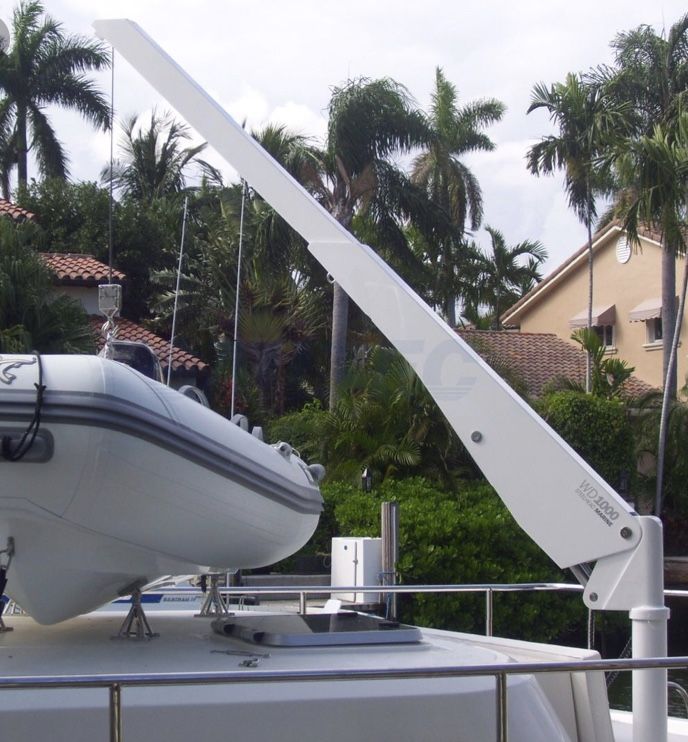 Yacht hydraulic boom crane davit Steelhead WD800 for Sale in Coronado