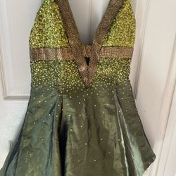 Dress Olive Green
