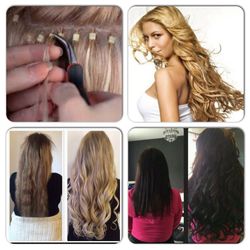 HAIR EXTENSIONS 100% HUMAN VIRGIN INDIAN REMI HAIR