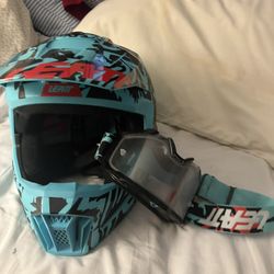 LEATT Helmet & Goggles - Brand NEW