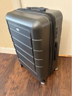 Luggage LARGE CRACKED, good for storage or just light use. H30x19x12