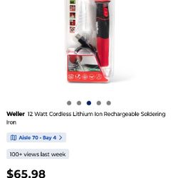 Rechargeable Soldering Iron 