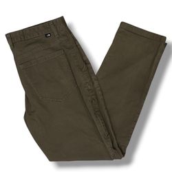 The North Face Men’s Olive Green Hiking Pants w/ Additional Zipper Side Pocket | Size 34”
