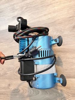 Blue Electric Router Motor with Power Cord