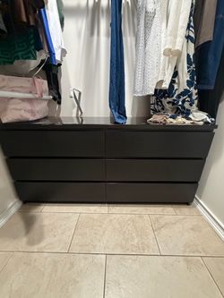 Dark brown dresser