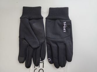Men's Women's Non-slip Gloves Winter Plus Velvet Warm Riding Gloves With Buckle