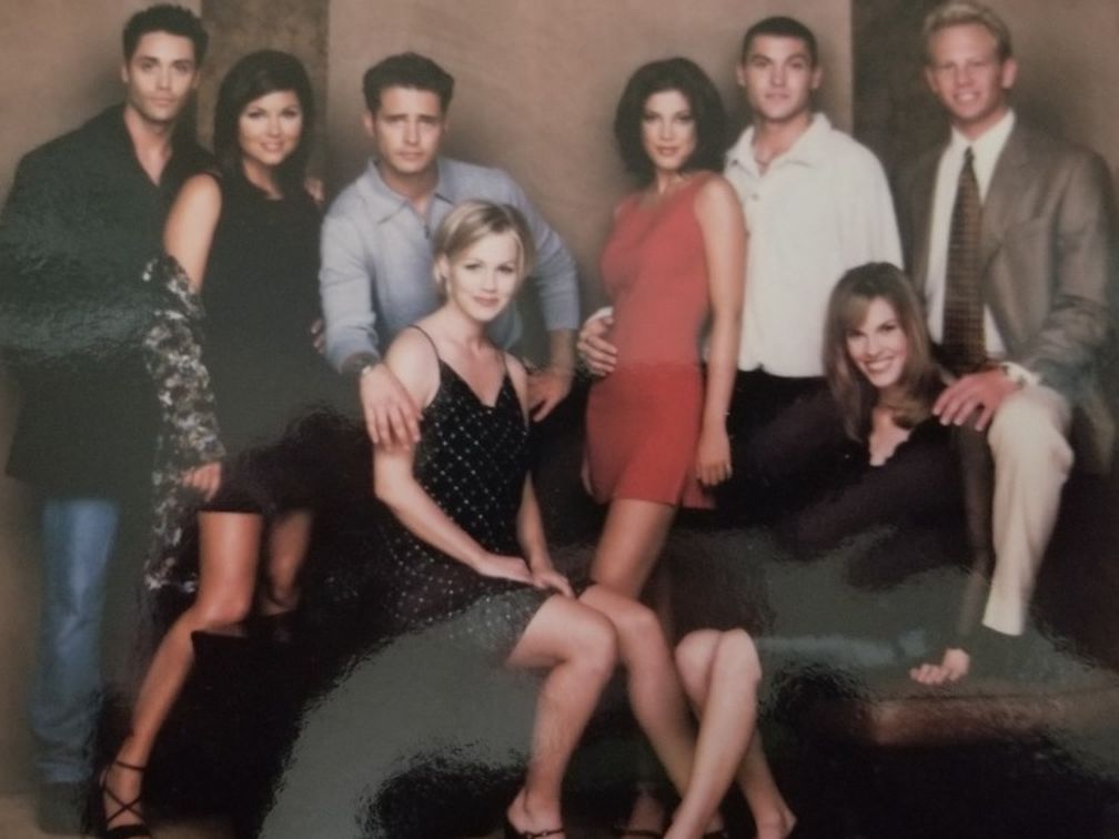 Beverly Hills 90210 Post Card With Printed Signatures