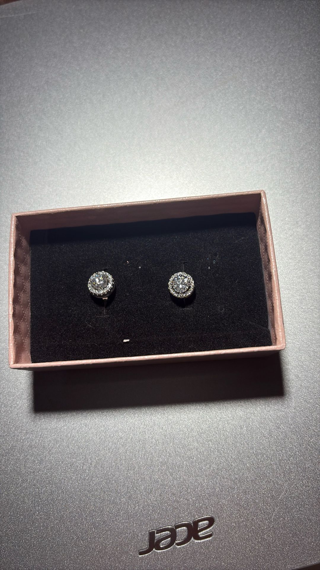 Standing Silver One Carat moissanite