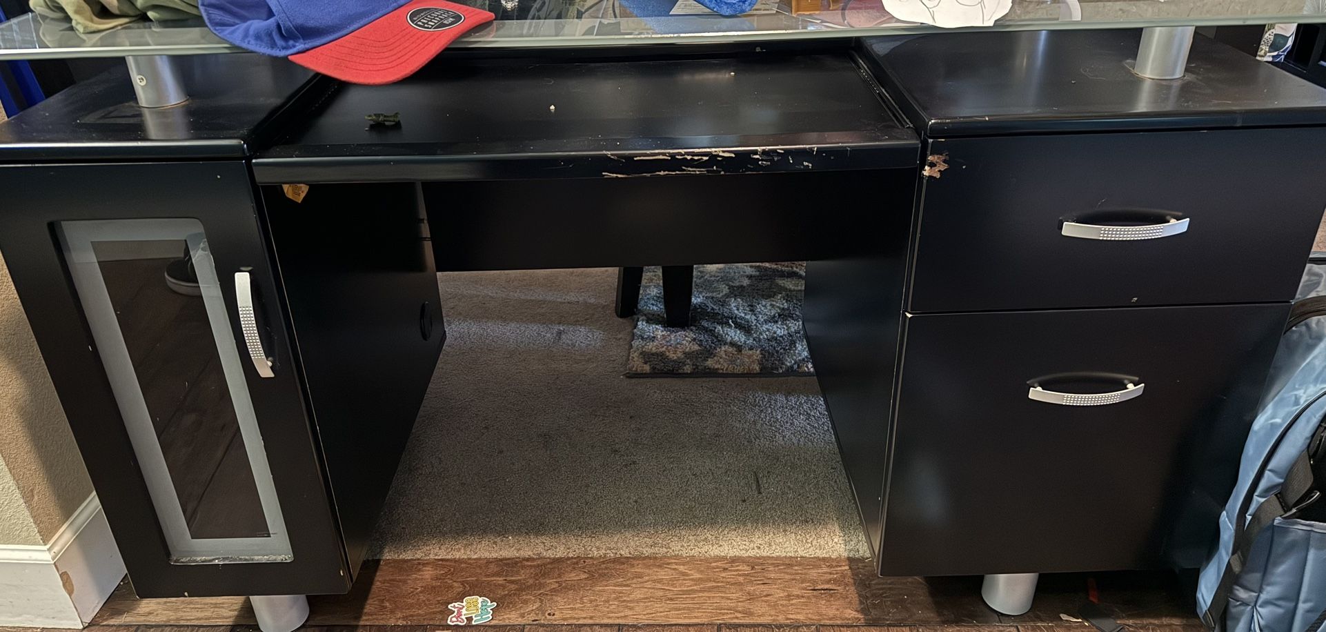 Small Black Office Desk