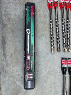 TOPTUL ANBV1621 1/2" Click Torque Wrench 40-210Nm 33.2-158.6ft-lb 24 Gear